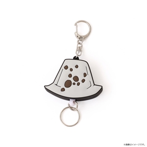 【ワンピース】帽子型ラバーリールキーホルダー くま