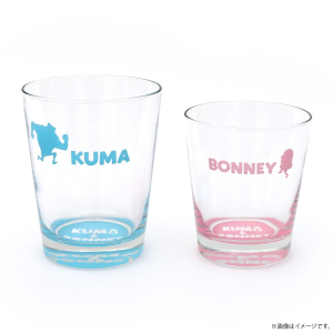 【ワンピース】KUMA&BONNEY おやこグラスセット
