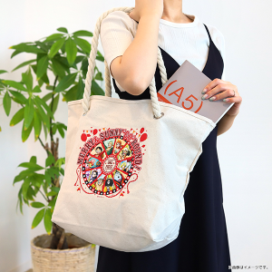 【ワンピース】MERRY&SUNNY "GO" ROUND! マチ付きロープトート