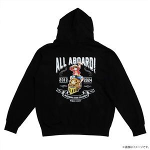 【ワンピース】ALL ABOARD! パーカー ブラック フリーサイズ