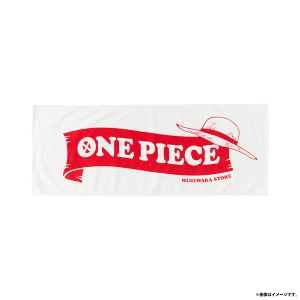 【ワンピース】FLAG LOGO FACE TOWEL レッド