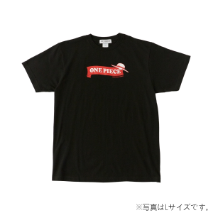 【ワンピース】FLAG LOGO TEE ブラック キッズ(130)