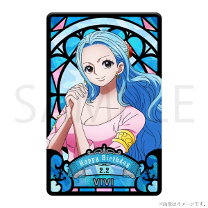 【ワンピース】ワンピース HBDステンドグラス風ホログラムプレート[2.2 ビビ]