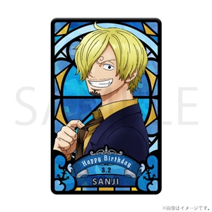 【ワンピース】ワンピース HBDステンドグラス風ホログラムプレート[3.2 サンジ]