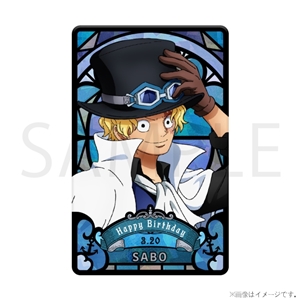 【ワンピース】ワンピース HBDステンドグラス風ホログラムプレート[3.20 サボ]