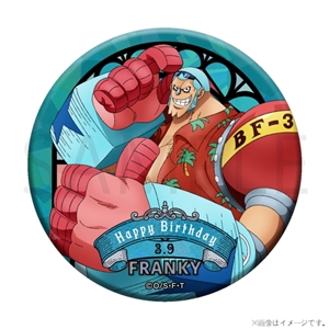 【ワンピース】ワンピース HBDステンドグラス風ホログラム缶バッジ[3.9 フランキー]