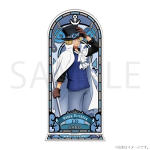 【ワンピース】ワンピース HBDステンドグラス風アクリルスタンド[3.20 サボ]