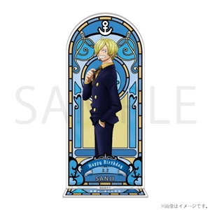 【ワンピース】ワンピース HBDステンドグラス風アクリルスタンド[3.2 サンジ]