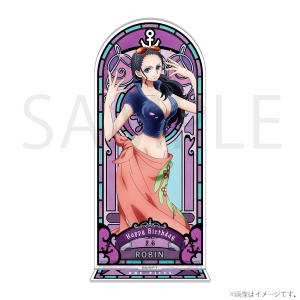 【ワンピース】ワンピース HBDステンドグラス風アクリルスタンド[2.6 ロビン]