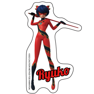 【ミラキュラス】ダイカットステッカー リュウコ