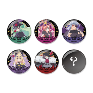 【名探偵プリキュア!】怪盗団ファントム ランダム缶バッジ(全6種<シークレット1種含む>ランダム1個入り)