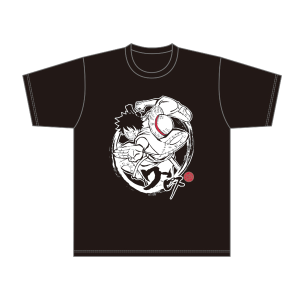 ワンピース】Tシャツ BLACK ルフィ XLサイズ: アパレル・バッグ｜東映