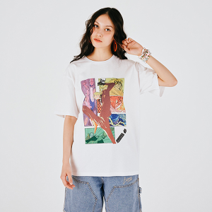 【ワンピース】まいにちONE PIECE イラストコレクション Tシャツ サンジ・ジェルマ66 WHITE L