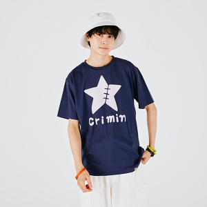 【ワンピース】Tシャツ クリミナル NAVY M