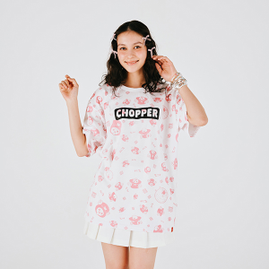 【ワンピース】CHOPPER POP総柄 Tシャツ M