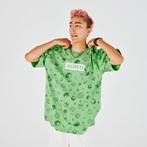 【ワンピース】ZORO POP総柄 Tシャツ XL