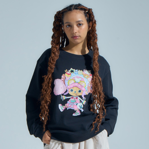 �y�����s�[�X�zHARAJUKU CHOPPER �X�E�F�b�g�v���I�[�o�[ BLACK L