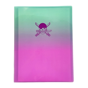 【ワンピース】クリアブックファイル グラデーションカラー ゾロ