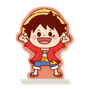 【ワンピース】『バンザイ!』アクリルスタンド ルフィ