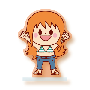 【ワンピース】『バンザイ!』アクリルスタンド ナミ