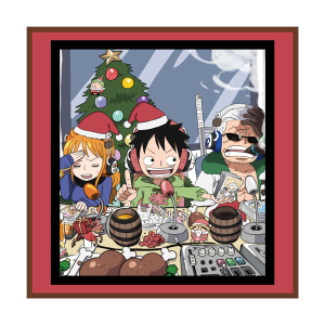 【ワンピース】麦わらスペース ハンドタオル(ルフィ・ナミ・スモーカー)