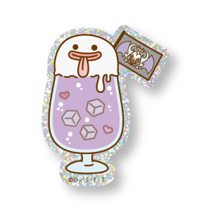 【ワンピース】『SANJI no OYATSU』純喫茶 ラメステッカー ペローナゴーストグレープクリームソーダA