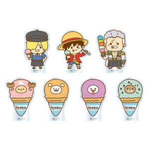 【ワンピース】『SANJI no OYATSU』アイスクリーム アクリルブロック(全7種ランダム1個入り)