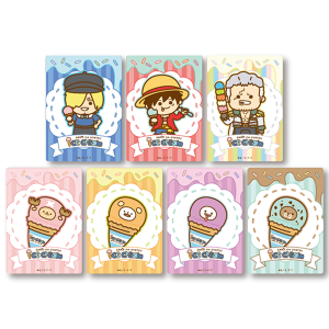 【ワンピース】『SANJI no OYATSU』アイスクリーム クリアカード(全7種ランダム1個入り)
