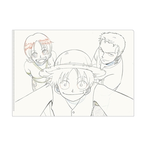 【ワンピース】『ONE PIECE ANIMATION WORKS』ウィーアー!/A4クリアファイル ルフィ・ゾロ・ナミ