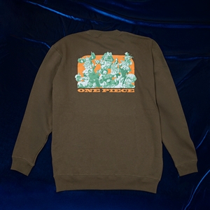 【ワンピース】『Favorites!!』スウェット オリーブ XL