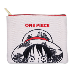 『ONE PIECE』刺繍デニムポーチ ルフィ
