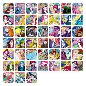 『ONE PIECE』アートコースター 第4弾 −悪魔の実の能力者たち−(全45種/ランダム5種入り)