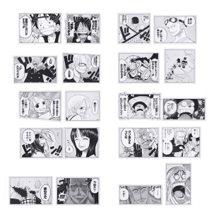 『ONE PIECE』クリアステッカーコレクション2枚入り 第1弾(全10組/ランダム1組入り)